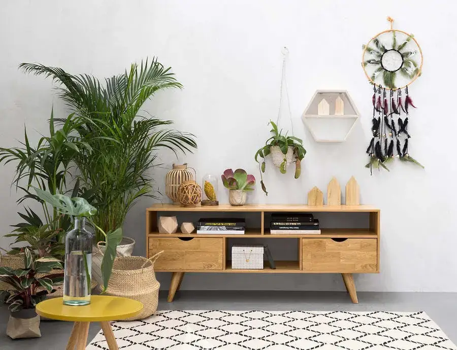 Style scandinave décoration meuble bois naturelle 